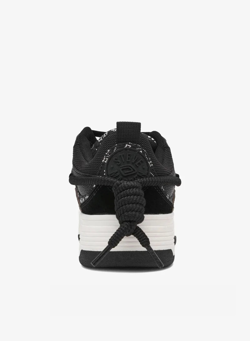 Steve Madden Brouhaha Black Multicolor Women's Sneakers