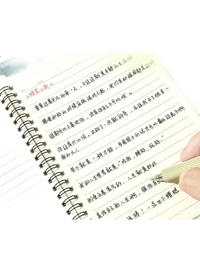 M.G M&G (M&G) Stationery Push-Button Neutral Pen Student 0.5 Black Pen Signature Pen Double Ball Quick-Drying St Head Mini Tornado Exam Special Water Pen High Appearance Value Black 4Pcs/Box Agph9406 - Image 2