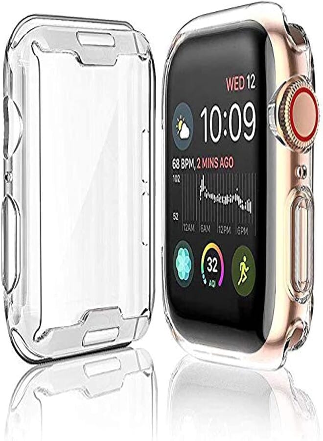 Next Store Case Compatible with iWatch Series 5 / Series 4 44mm, All-Inclusive TPU Protective Case, Ultra-Thin Clear Cover for Series 5/4 (44mm)