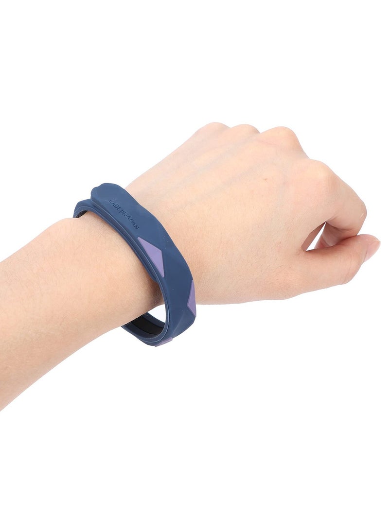 SYOSI Silicone Wireless Antistatic Wrist Strap Anti Static Wristband Improve Sleep Winter Electrostatic Removal Bracelet for Men and Woman (Navy blue) - Image 4