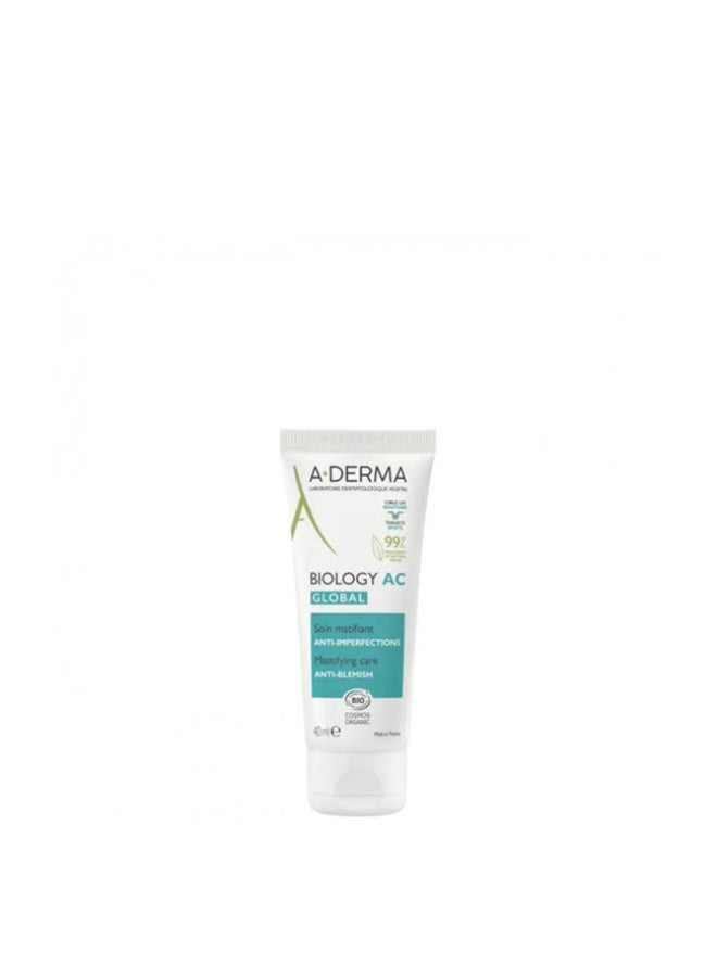 A-Derma Biology AC Global Mattifying Cream 40ml - Image 4