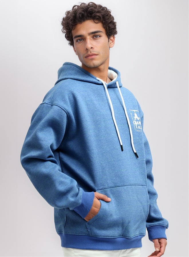 RAVIN Winter Hoodie Neck Heather Blue With Long Sleeves - Image 2