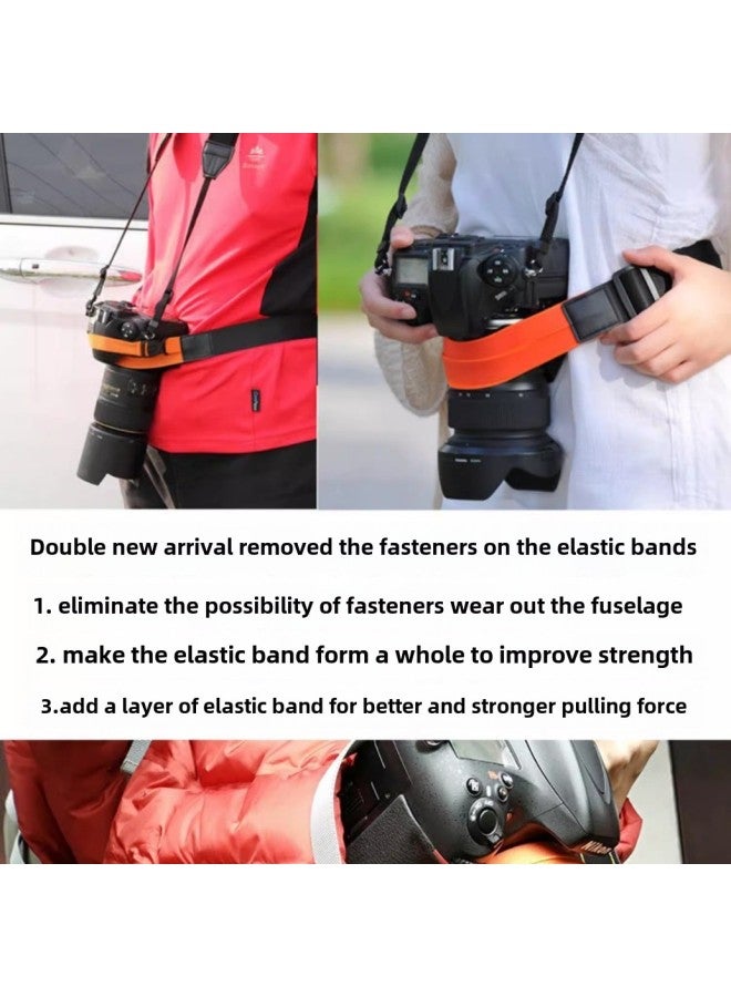 Generic Multi-Color Universal SLR Digital Camera Fixed Belt Mountaineering Cycling Camera Fixed Belt Waist Bag Belt Wholesale-Color:Pro Black  - Image 3