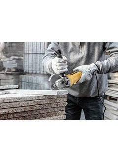 ديوالت طاحونة زاوية بمفتاح مجداف 100 مم 800 وات أصفر وأسود Dwe4002 B53 ضمان لمدة سنة  - Image 2