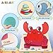 Airlab Wooden Puzzles for Toddlers Ocean Animals Montessori Toys Year Old Baby Girl Boy Gifts Educational Learning Bright Color Chunky Shape Puzzle Pack of 4 - Image 4