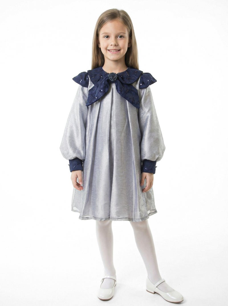 bravokids فستان بناتي، مقاسات من 7 إلى 11 سنة، 1112 - Image 5