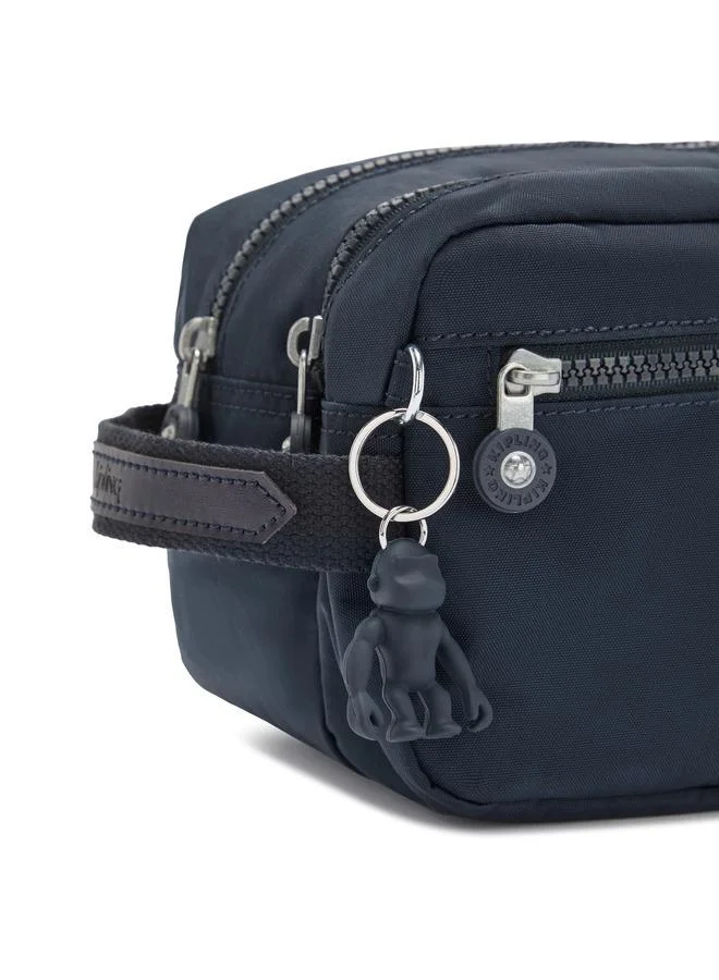 kipling  agot medium unisex toiletry bag - blue bleu 2 for Men | Best Price UAE