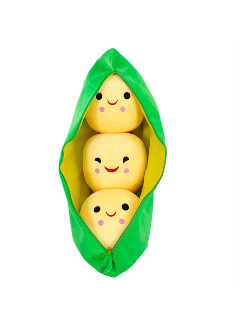 40 CM Creativity Pea Plush Toy Soft Stuffed Cute Doll For Girls And Boys All Ages Gift - Image 1