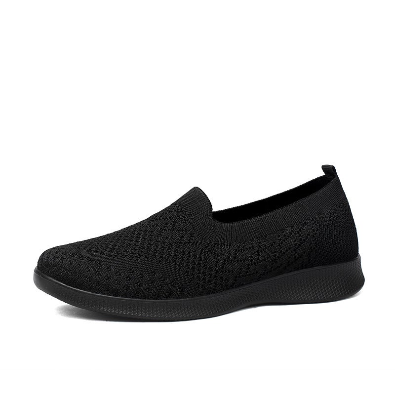 Nurse Shoes Summer Female Mother Soft Sole Breathable Mesh Sandals White Lightweight Large Size Slip-On Shoes - Image 5