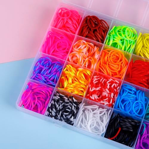 JIYAKO 2000+Rubber Band Bracelet Kit, Loom Bracelet kit,Bracelet Making kit,Friendship Bracelet kit - Image 3