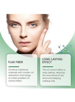 EELHOE Oil Absorbing Powder Puff，Oil Blotting Sheets for Face-100 Counts Green Tea Blotting Paper for Oily Skin with Portable Mirror & Makeup Puff -Absorb Excess Oil,Skin Friendly and Comfortable.  - Image 5