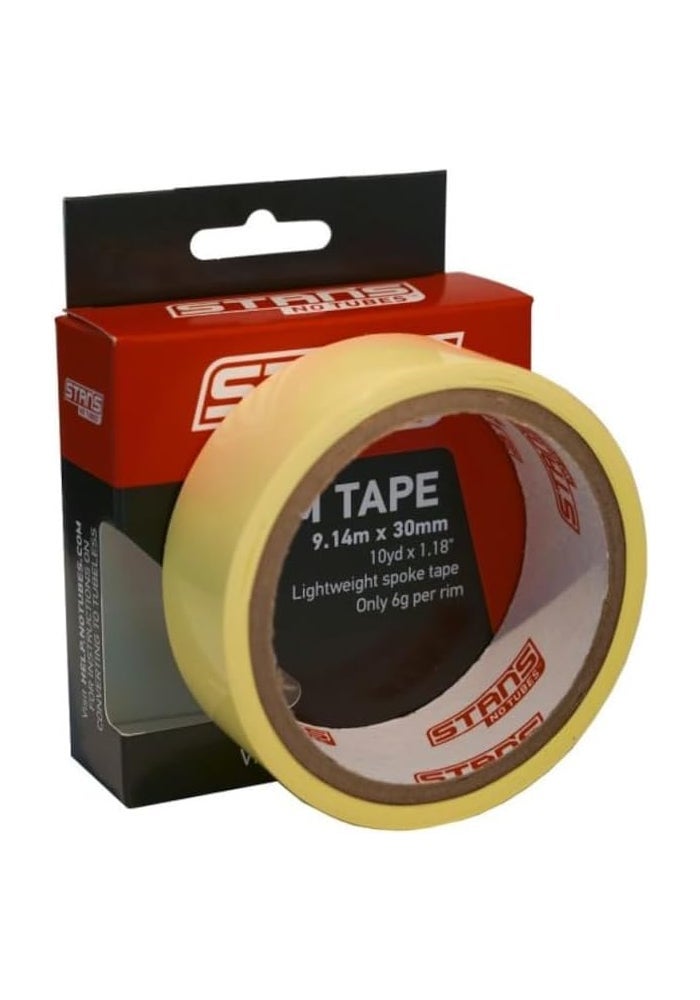 Stan's Tubeless Rim Tape | 10 Yard x 30 mm | High-Pressure Seal | Lightweight Build | Secure Fit for MTB & Road Wheels
