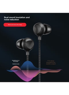 Generic Sleep Headphones TYPE-C In-ear Comfort Side Sleep Sound Insulation Noise Reduction Soft Silicone For Apple Wired Headphones-Color:White 3.5mm Plug  - Image 5