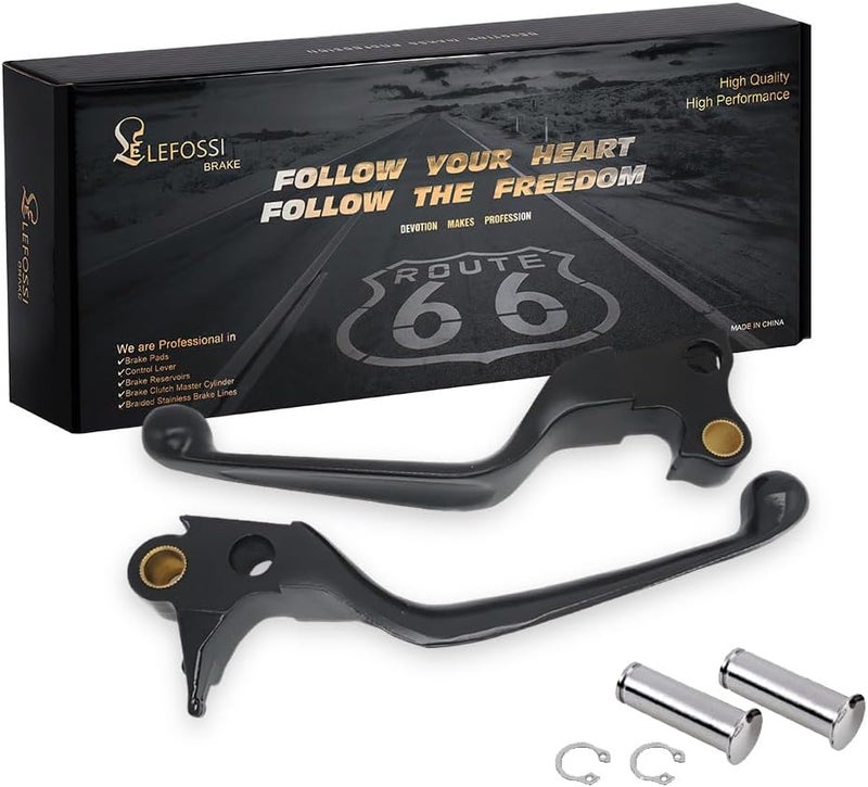 LE LEFOSSI Black Brake Clutch Hand Lever Set - Image 1