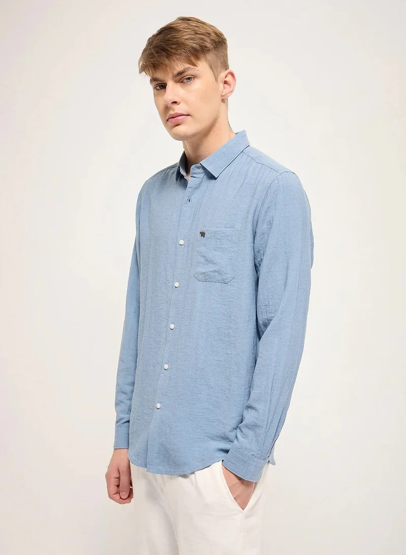 Shirt for Men | Slim Fit, Long Sleeve, Casual or Formal Button-Down | Soft, Breathable Fabric for Work, Everyday, & All-Season Wear in Stylish Colors