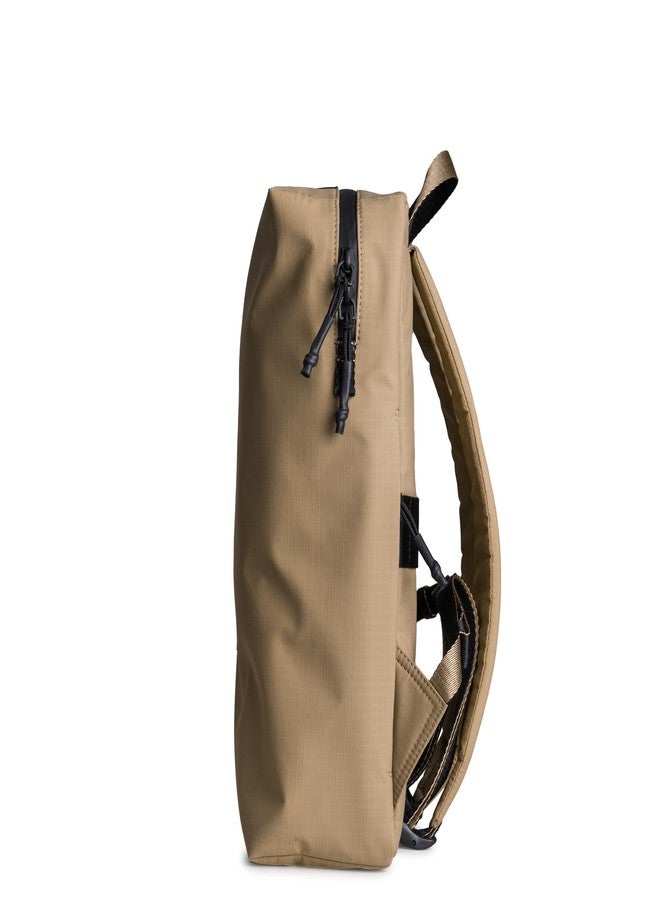 دايلي أوبجيكتز حقيبة ظهر DailyObjects المقاومة للماء (15 لتر) للرجال والنساء | تتسع لأجهزة الكمبيوتر المحمولة مقاس 13/14 بوصة/Macbook Pro/Air/iPad | خفيفة الوزن | حقيبة ظهر | للمكتب/الاستخدام اليومي/السفر | لأطفال المدارس | متعددة الجيوب (بيج) - Image 3