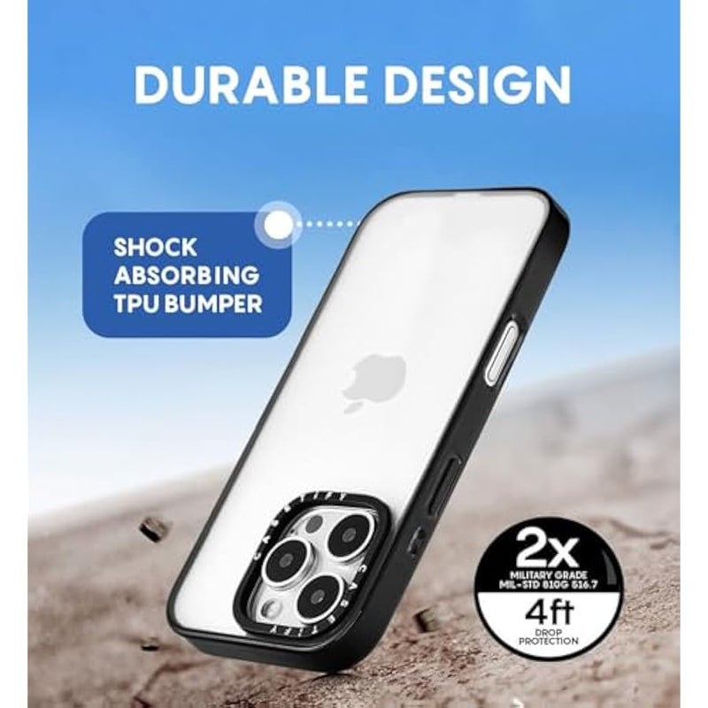 Casetify Compact iPhone 16 Case 【4 ft. 2X Military Grade Drop Protection/Slim/Lightweight】 - Under The Sea - Clear Black - Image 5