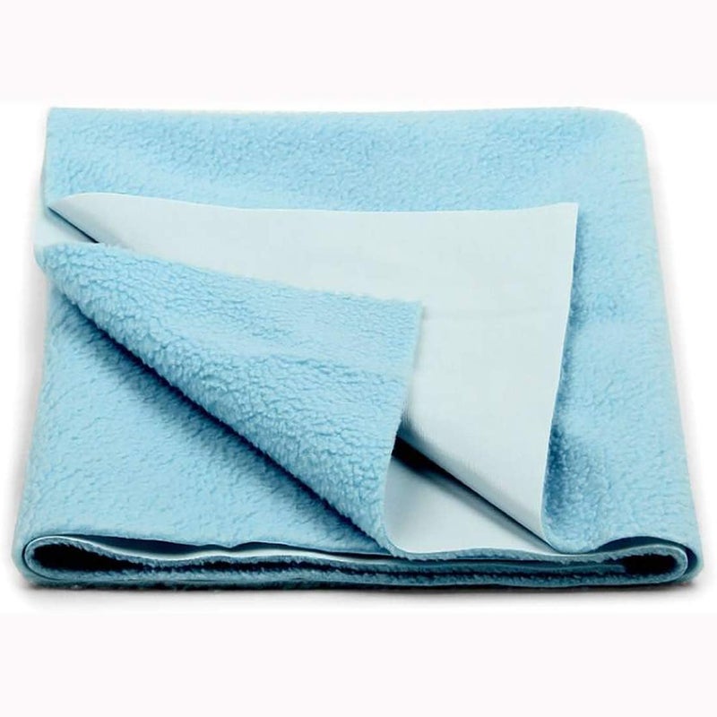Edenwald Waterproof Quick Dry Sheet for Baby | waterproof bed protector | (Sky Blue_Small (50cm x 70cm) - Image 1