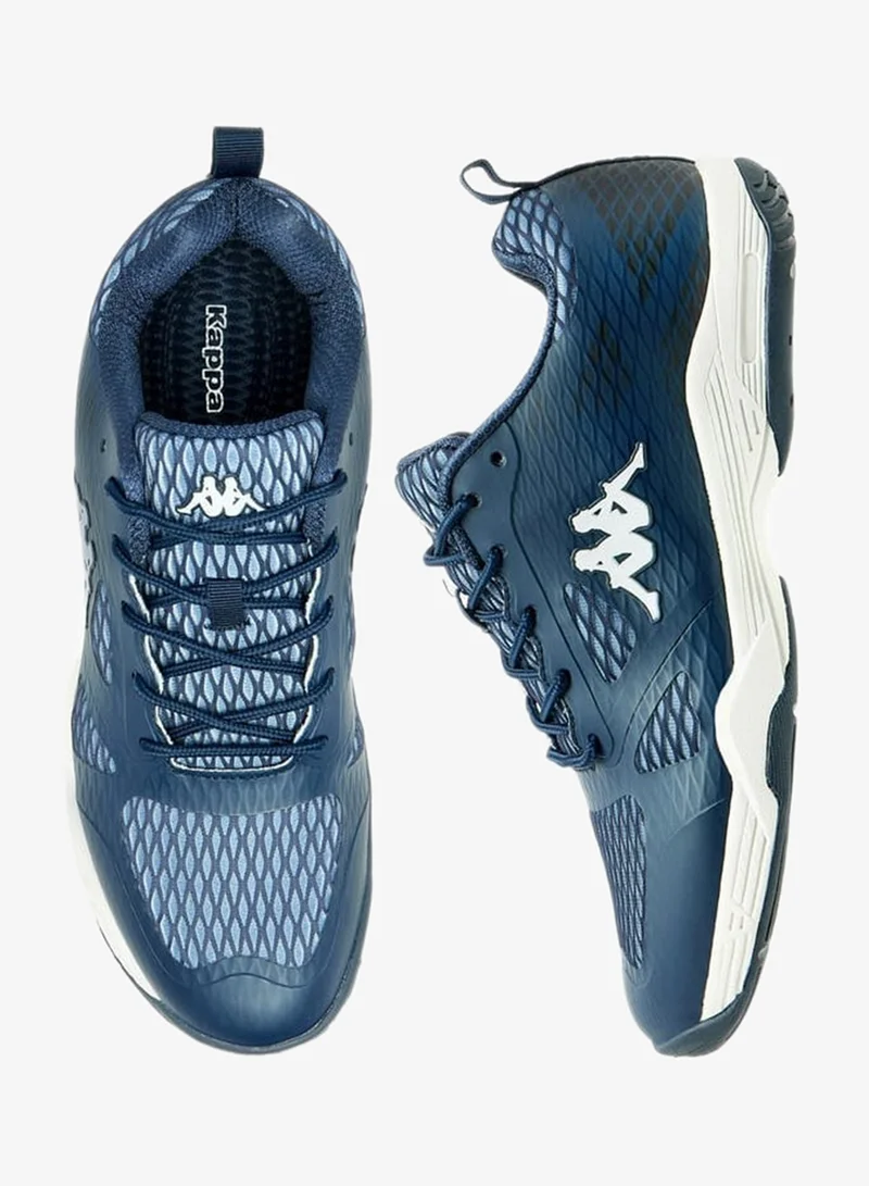 كابا حذاء رياضي رجالي برباط ونقوش مع حلقات سحب