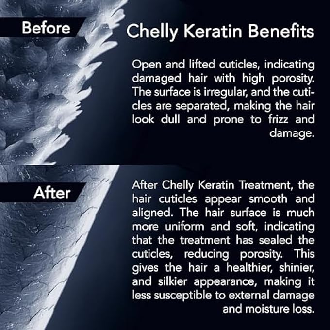 CHELLY EXTRA SUPERIOR BRAZILIAN KERATIN INFUSED WITH ACAI BERRIES COCOA WHEAT& CLARIFYING SHAMPOO COMBO - Image 3
