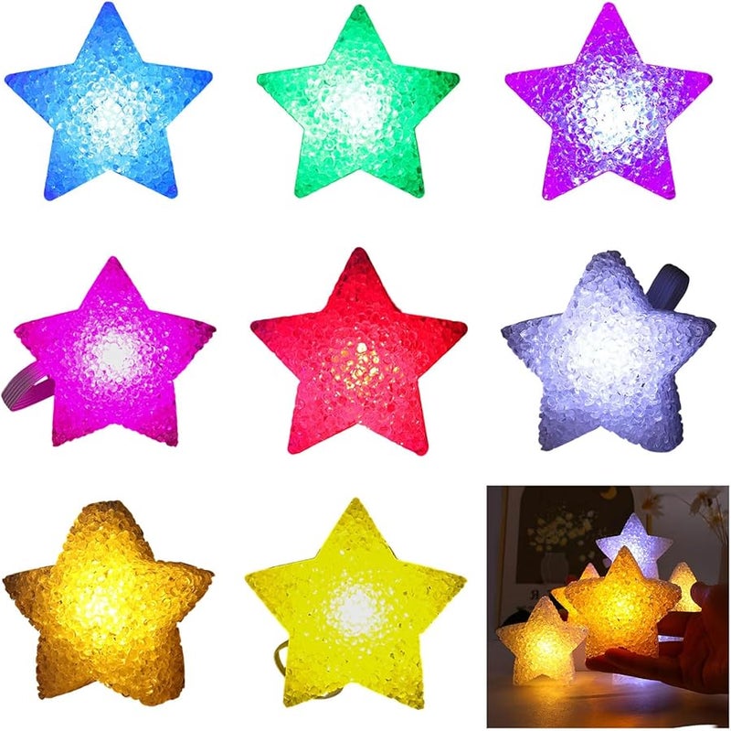 Purple LED Star Lights Pack of 4 for Dance Stage Performance Party Decorations - Image 3
