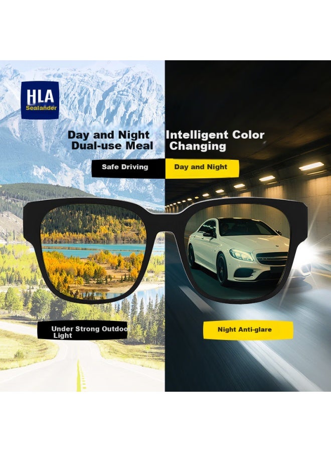 Hla Night Vision Gl For Driving, Prescription Lenses For Men And Women, Polarized Sungl, Day And Night Use, Photochromic Sungl - Image 1