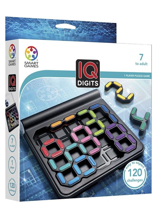 SmartGames - Iq Digits Math Deduction Travel Game For Ages 7 Adult With 120 Challenges - Image 1