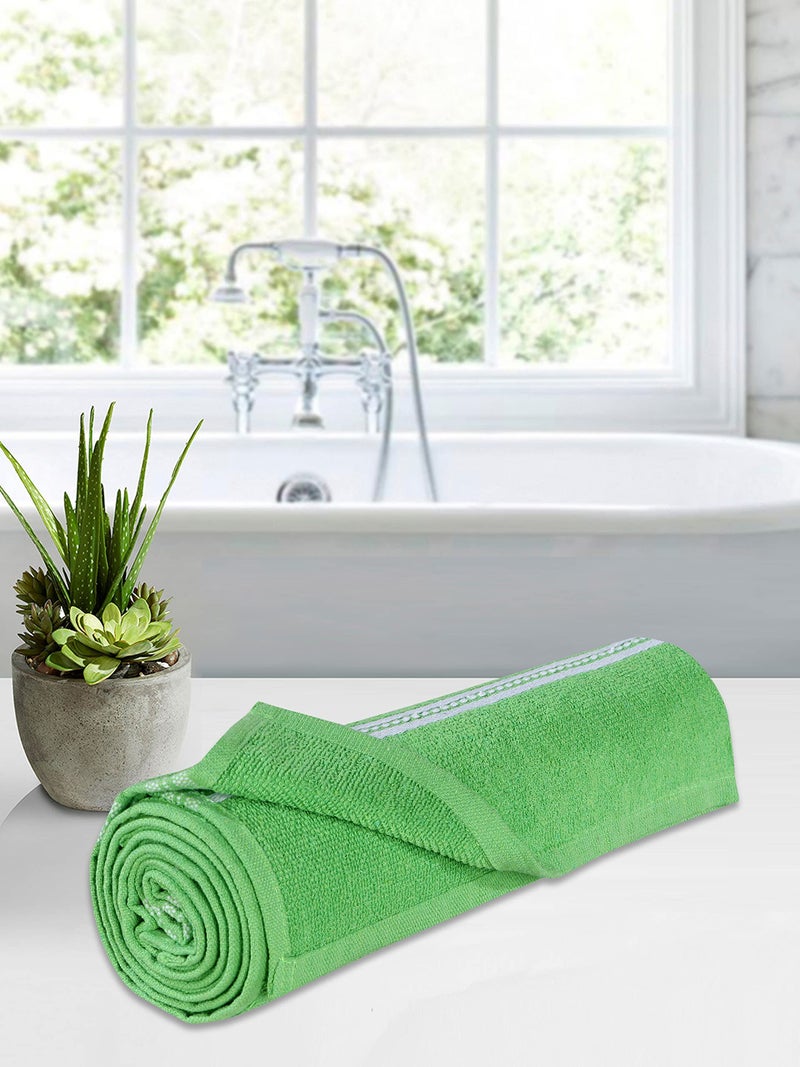 Home Elite Cotton Bath Towel 400 GSM, Light Green - Image 2