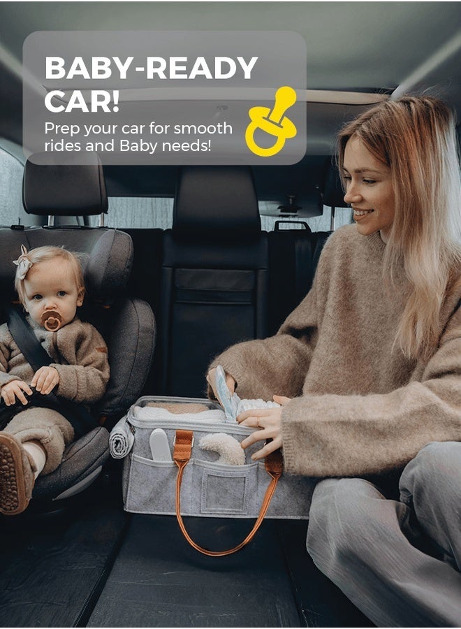 Zenito Portable Diaper Caddy Organizer - Nursery Essential - Image 5