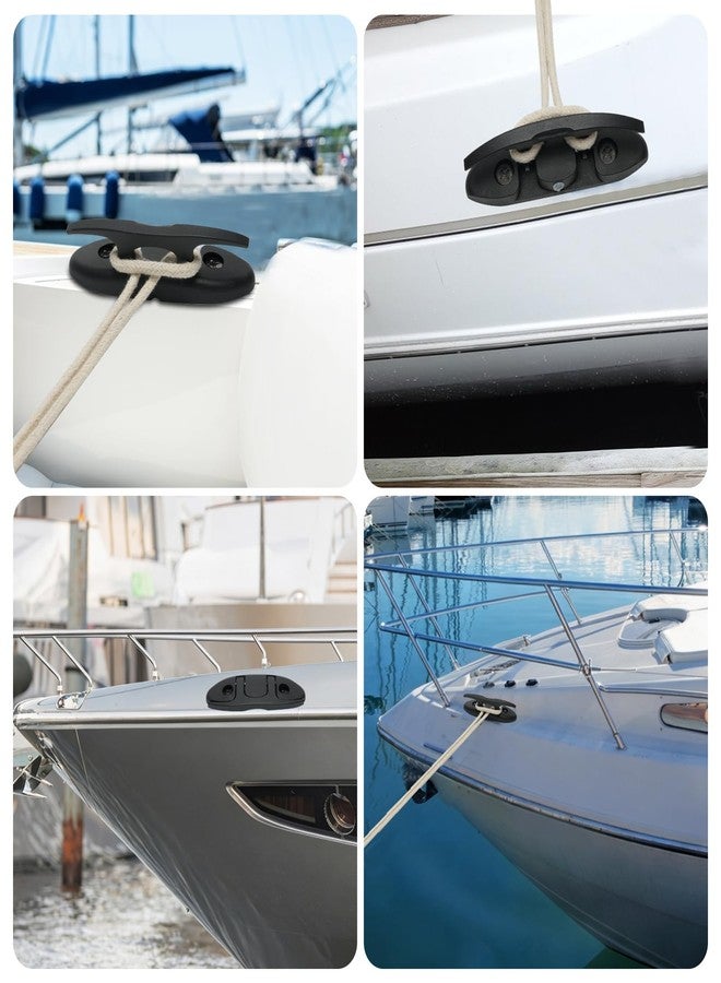 Thorn Boat Folding Cleats 4 Pack - Marine Grade Nylon Flip Up Dock Cleat with Fasteners | Low Profile Fold Down Cleats for Boats, Docks & Pontoons - Image 4
