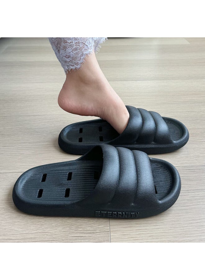 Iqgd Uni Indoor Outdoor Slippers Couples Home Bathroom Hollow Hole 2402 Size 36-37 - Image 1