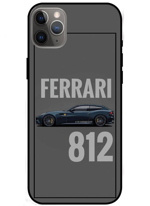 Protective Case Cover For Apple iPhone 11 Pro Max Ferrari 812