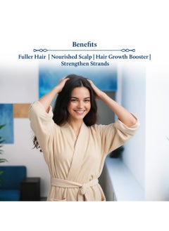 Blue Nectar Batana Oil for Thicker Hair Pure Honduras Batana Oil for Hair Growth with Organic Almond Oil Ayurvedic Hair Growth Oil for Stronger Hair 12 Herbs 100ml  - Image 3