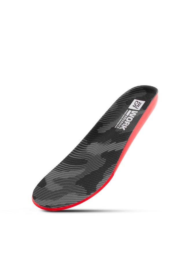 Puca Insole with Advanced Responsive Cushioning Best for standing long hours Work Advance Black - Image 1