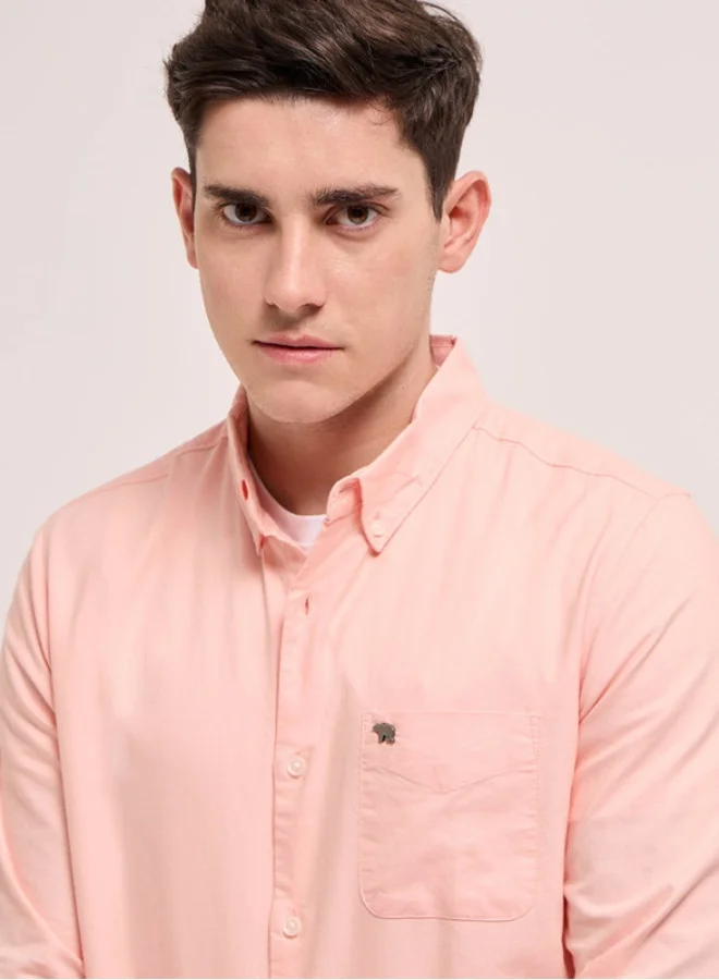 THE BEAR HOUSE Men's Shirt for Casual and Formal Wear | Classic Button-Down Style for Office, Daily Use, Travel, Events & All-Season Outfits | Versatile & Stylish Wardrobe Essential for Every Occasion