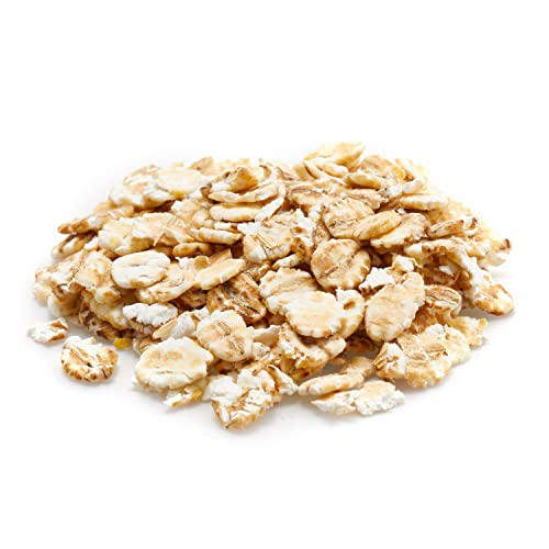 Yupik Organic Barley Flakes, 2.2 lb (35.2 oz), Non-GMO, Vegan, Kosher, Steamed, Rolled & Lightly Roasted Whole Barley Grains, Source of Fiber & Iron, Alternative to Oats, Ideal for Cooking & Baking - Image 3