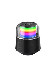 Bluetooth Speaker Spherical Surround Wireless Speaker Portable Speaker 360 Hd Surround Sound Dual Stereo Pairing Built In Colorful Led Lights