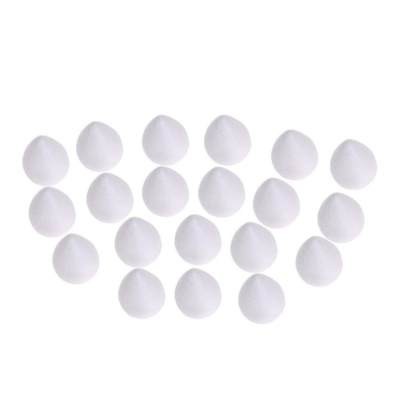 EORTA EORTA 80 Pieces Fondant Flower Forming Holders Oval Foam Flower Modeling Support Sugar Fondant Flowers Making Accessories for DIY Sugarcraft Baking Art Small 2X25 CM 
