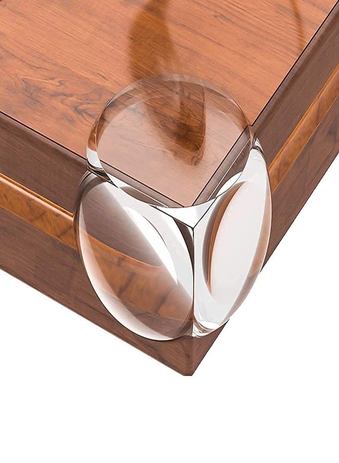 SEASPIRIT Baby Safety Edge Corner Guard Plastic Transparent Table Protection for Babies, Dressing, Table, Bed Corner Guard for Babies, Corner Angle Protection, Mini Type Corner Protector (4) - Image 1