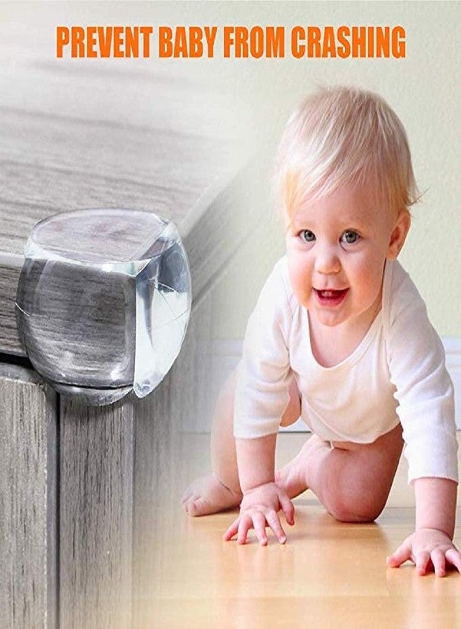 SEASPIRIT Baby Safety Edge Corner Guard Plastic Transparent Table Protection for Babies, Dressing, Table, Bed Corner Guard for Babies, Corner Angle Protection, Mini Type Corner Protector (4) - Image 4