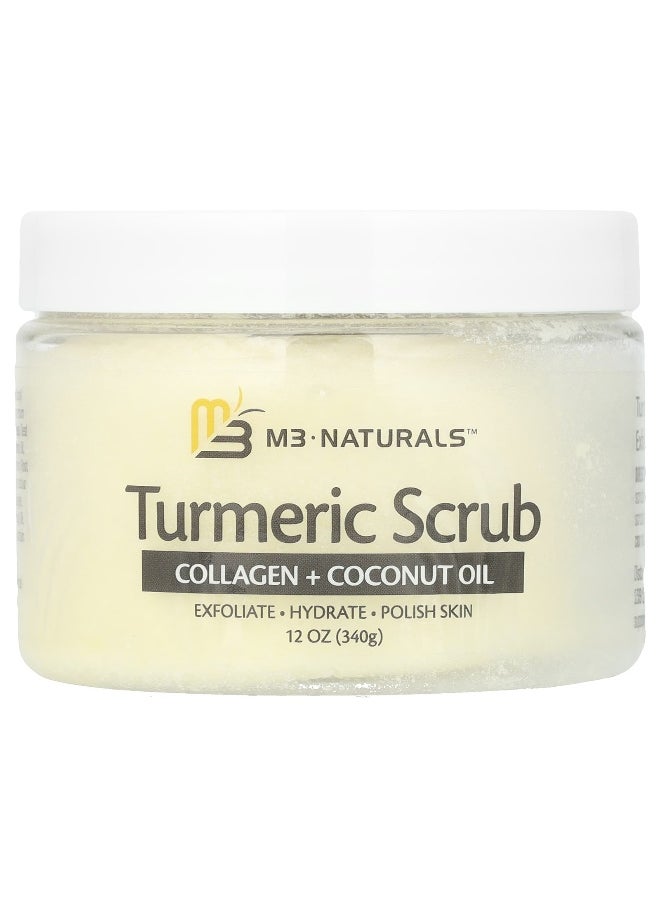 M3 Naturals M3 Naturals, Turmeric Scrub, 12 oz (340 g)  - Image 1