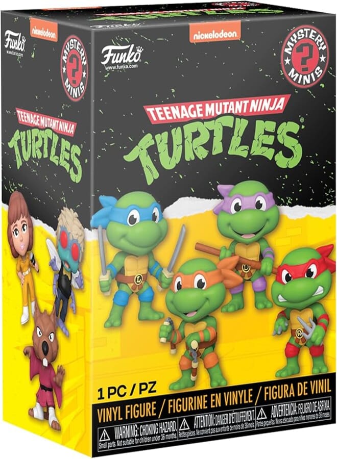 Funko Mystery Mini Tv Series : Teenage Mutant Ninja Turtles- One Random Piece