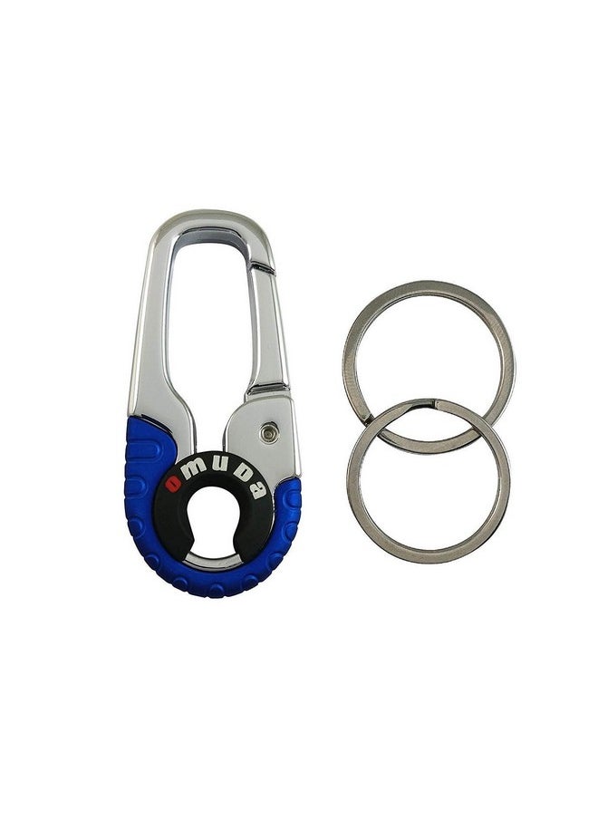 TechPro Antique Hook Locking Silver Metal Key Ring Key Chain For Gift Boys Girls & Friends  - Image 4