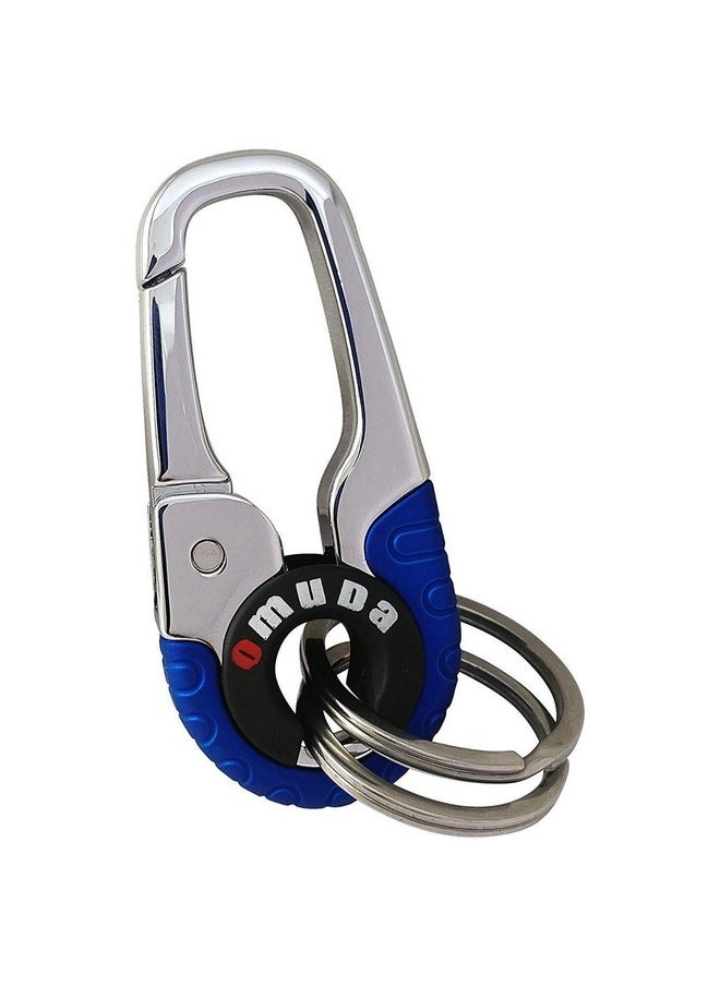 TechPro Antique Hook Locking Silver Metal Key Ring Key Chain For Gift Boys Girls & Friends  - Image 3