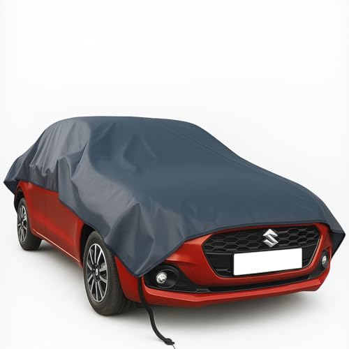 FAMEXON Waterproof, Half Car Body Cover All Weather Protection Half Car Cover Outdoor Half Cover Rain Sun Uv Protection with Inner Side Ultra Soft Cotton 4 Layers (Fits On All Cars) - Image 1