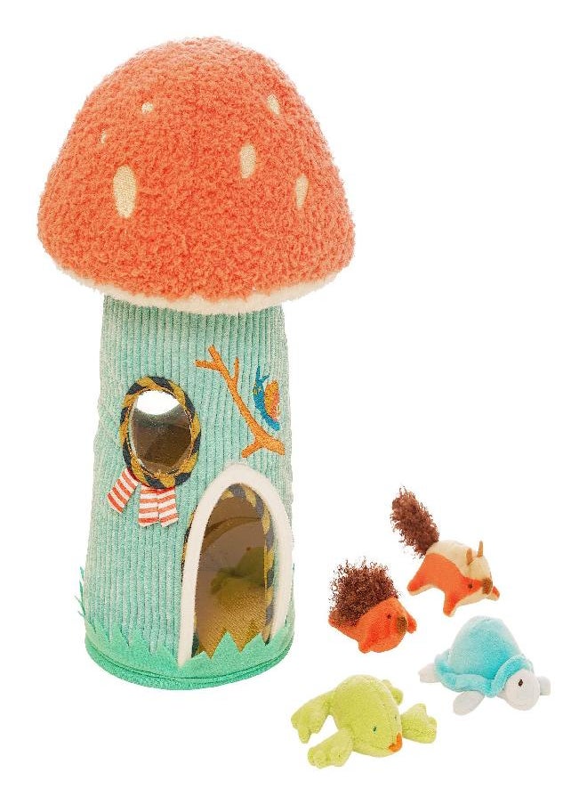 Manhattan Toy - Manhattan Toy Toadstool Cottage Plush Fill & Spill Baby and Toddler Activity Toy - Image 1