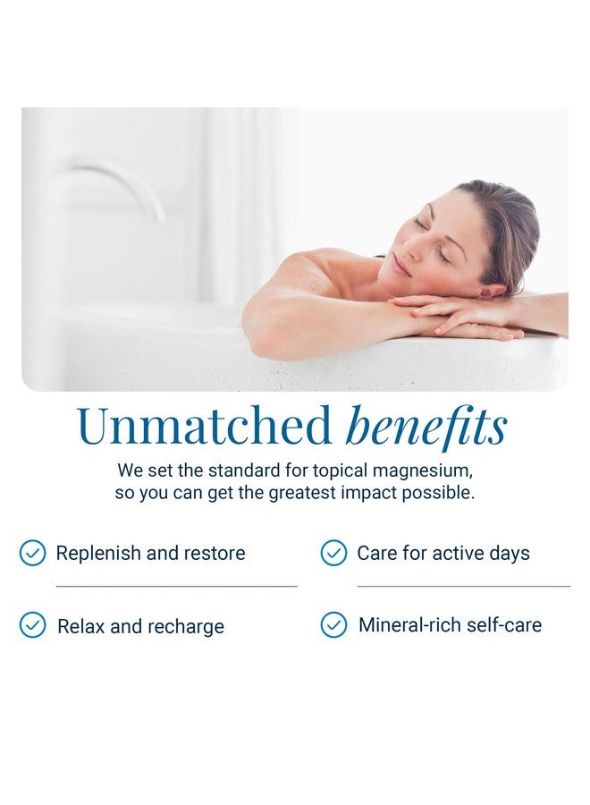 Ancient Minerals Magnesium Bath Flakes Ultra with OptiMSM - Resealable Magnesium Bag of Zechstein Chloride Alternative to Epsom Bath Salt (1.65 lb) - Image 5