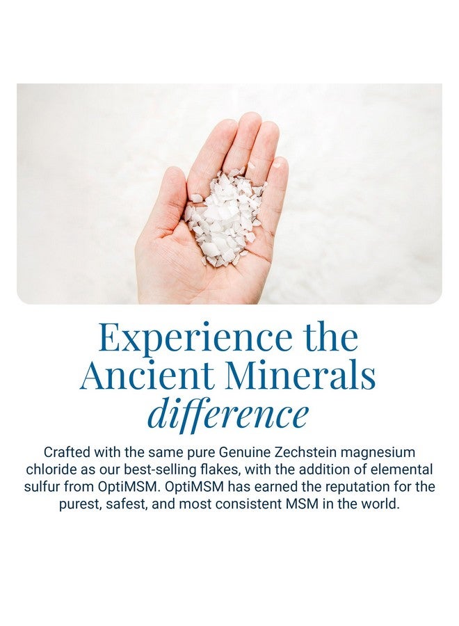 Ancient Minerals Magnesium Bath Flakes Ultra with OptiMSM - Resealable Magnesium Bag of Zechstein Chloride Alternative to Epsom Bath Salt (1.65 lb) - Image 3