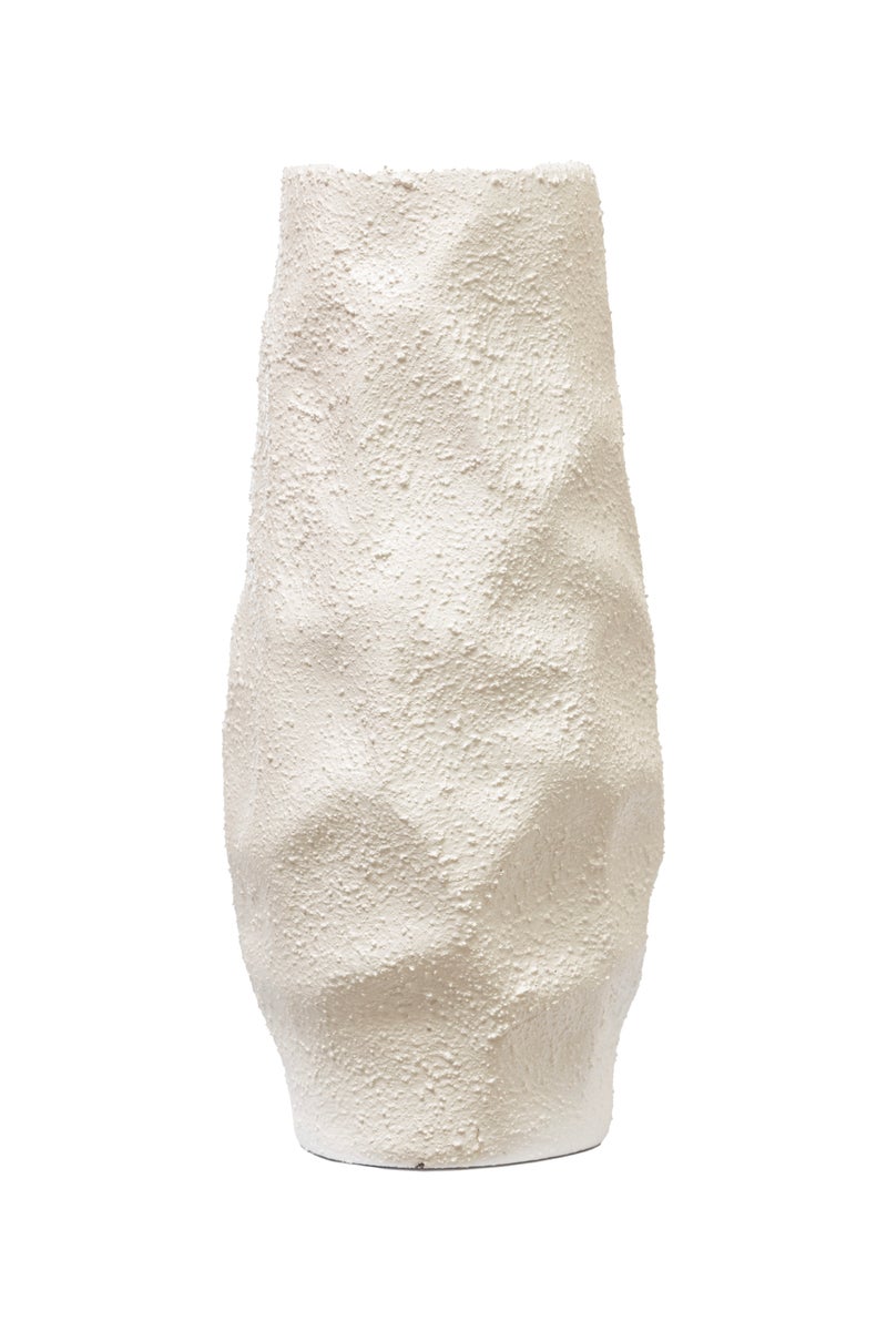 Venti Pottery Vase H25CM*D12CM - White