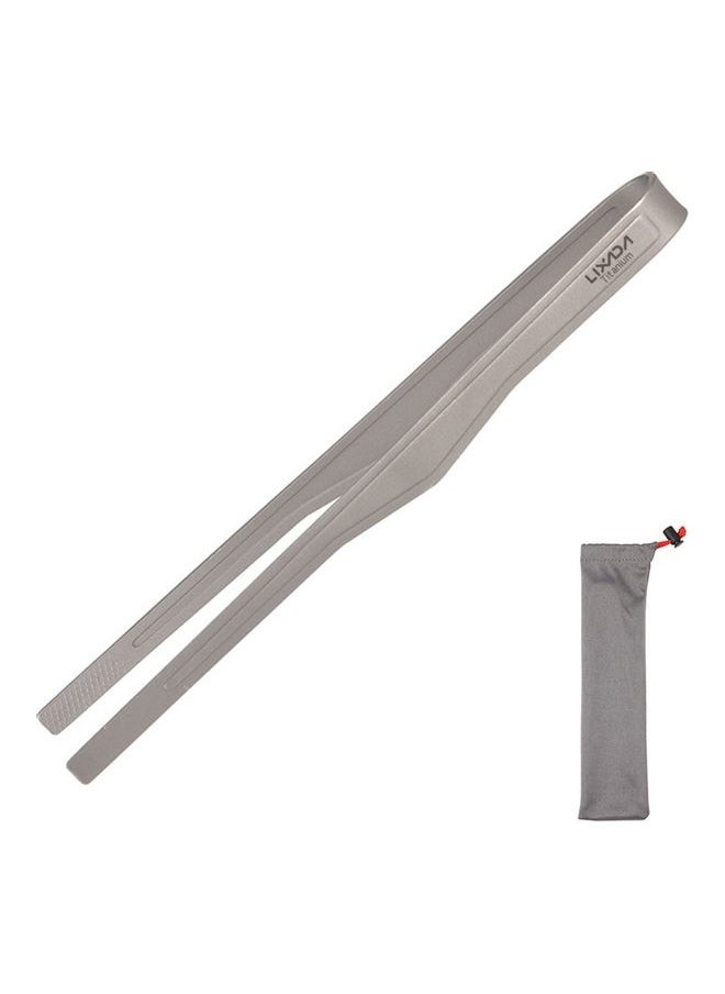 نيبمينينت أداة ملقط من التيتانيوم للشوي بالأماكن الخارجية رمادي 25 X 7 1.5سم  - Image 1
